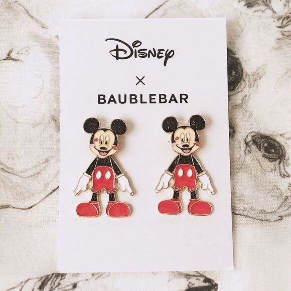 Disney x BAUBLEBAR - Valentine Mickey Mouse Earrings - Picture 2 of 5